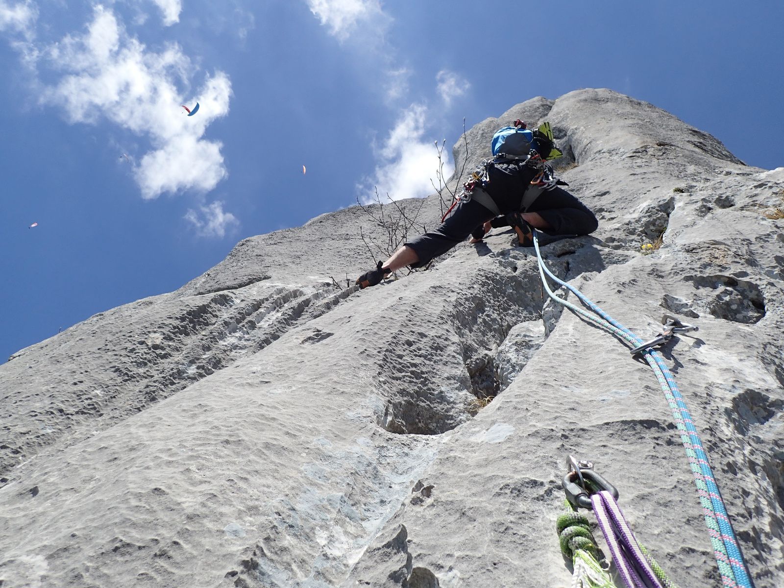 Dents de Lanfon : Frisson d'automne + traversée des arêtes 2/3