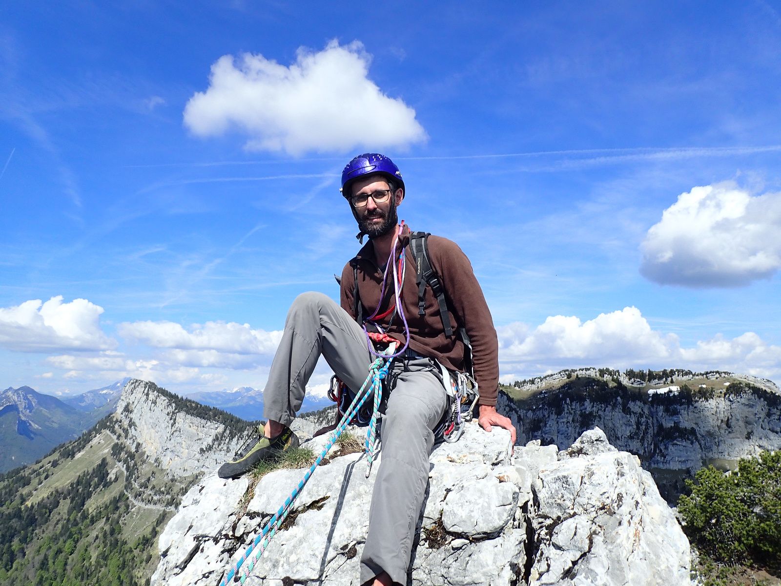 Dents de Lanfon : Frisson d'automne + traversée des arêtes 2/3