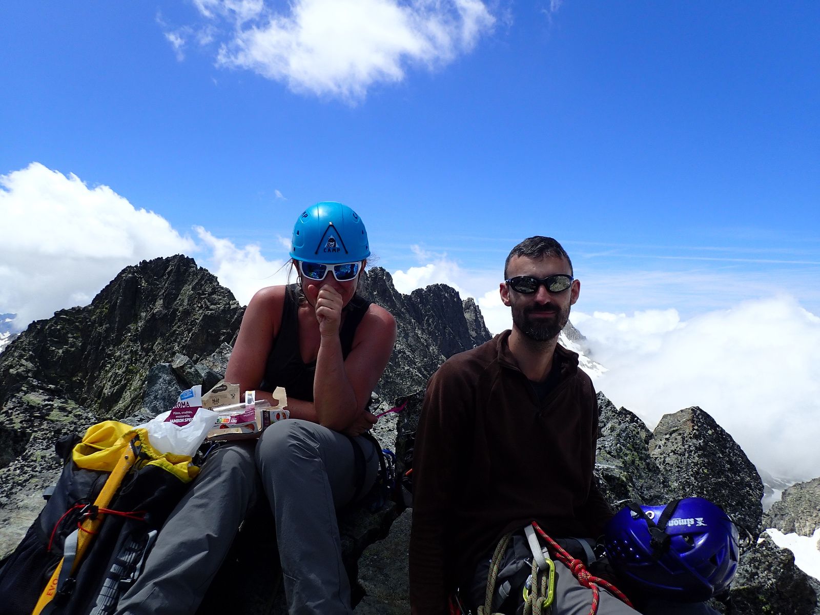 Aiguilles de l'Argentière : Traversée orientale des Grandes Aiguilles 3/3