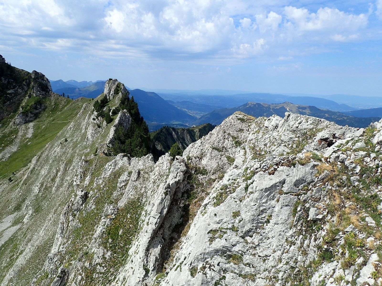 Le Roc de la Tournette : Arête sud-ouest depuis la Chèvrerie 2/2