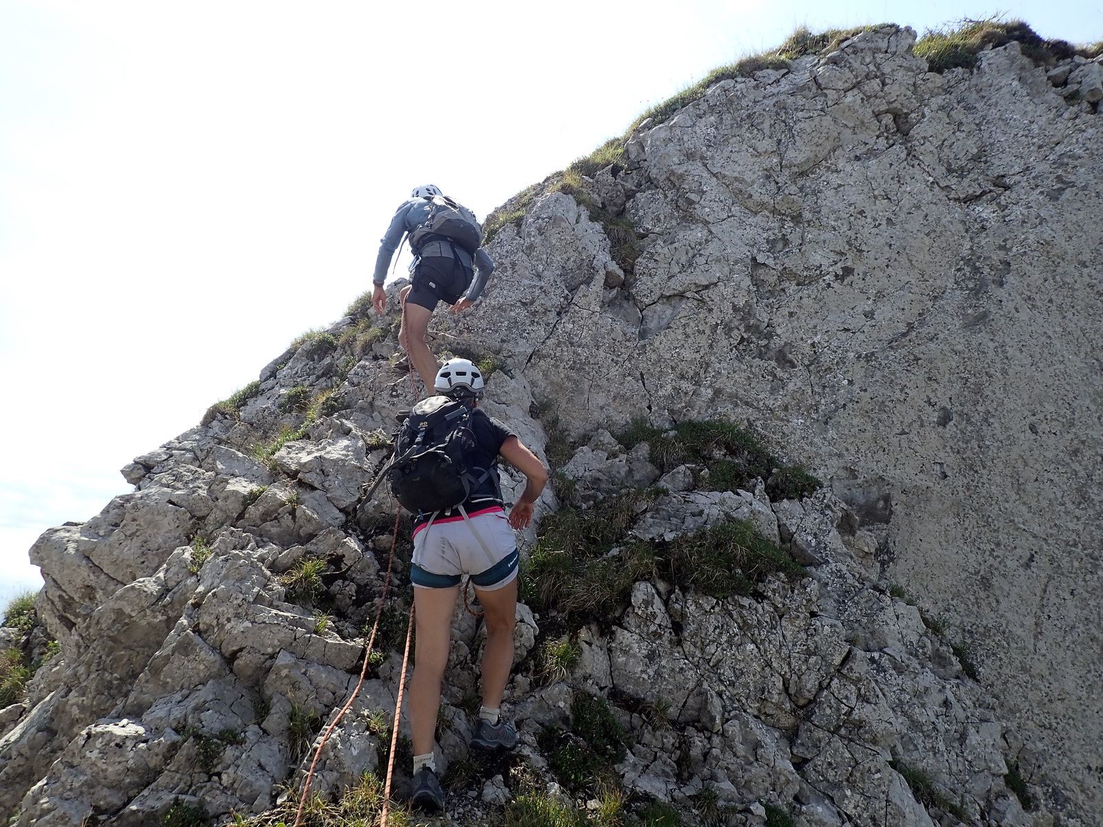 Le Roc de la Tournette : Arête sud-ouest depuis la Chèvrerie 2/2