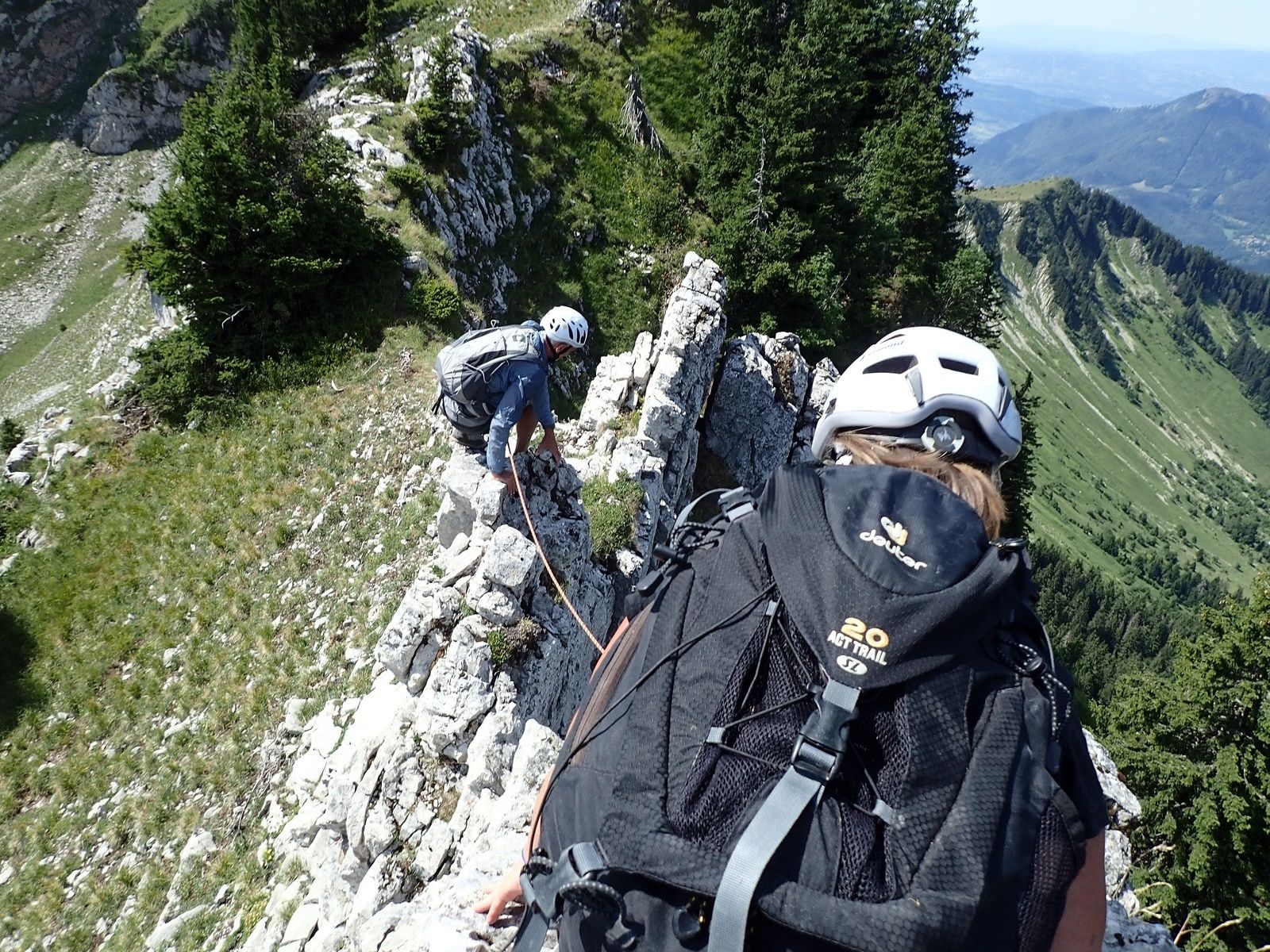 Le Roc de la Tournette : Arête sud-ouest depuis la Chèvrerie 2/2
