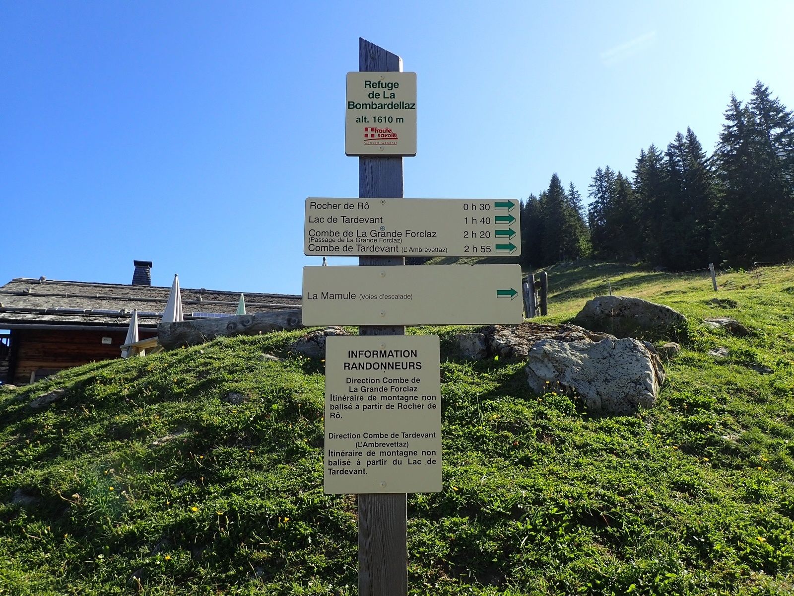 Mont Fleuri : Grande Forclaz &gt; Tardevant; depuis les Confins 1/3