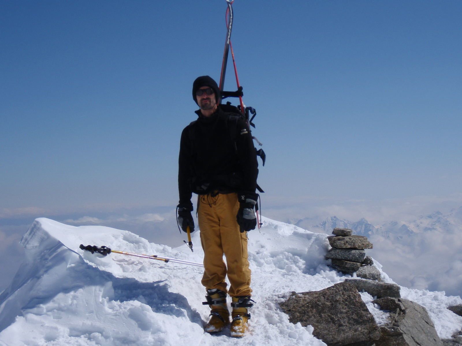 Grande Lui : Voie normale; depuis la Fouly