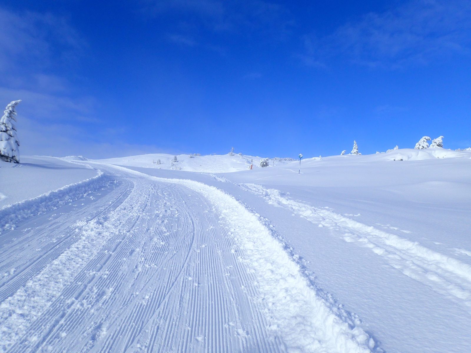 Mont Margeriaz : Par les pistes (version 2019)