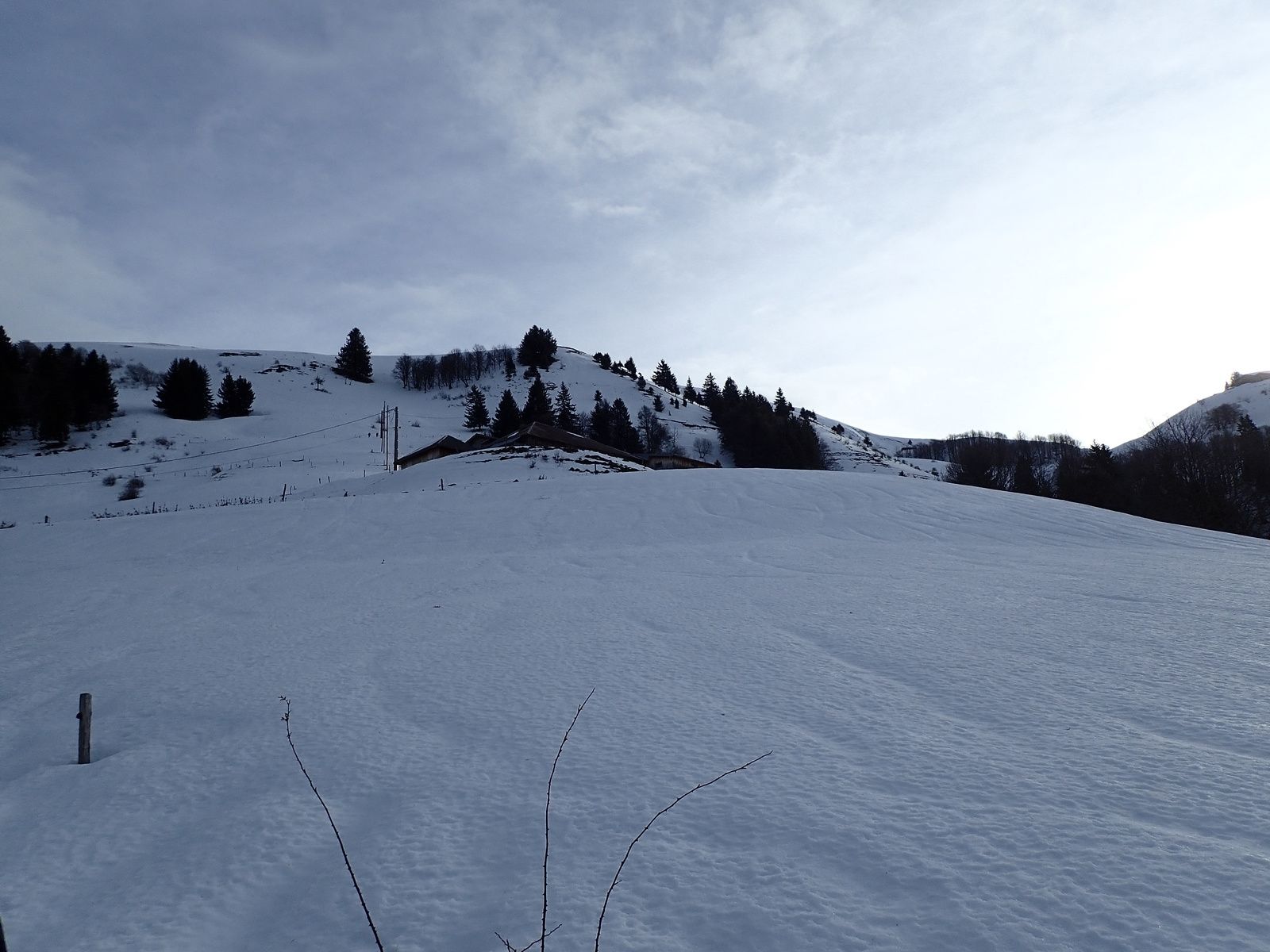Montagne de Sulens : Depuis Plan Bois + tricotage 1/2