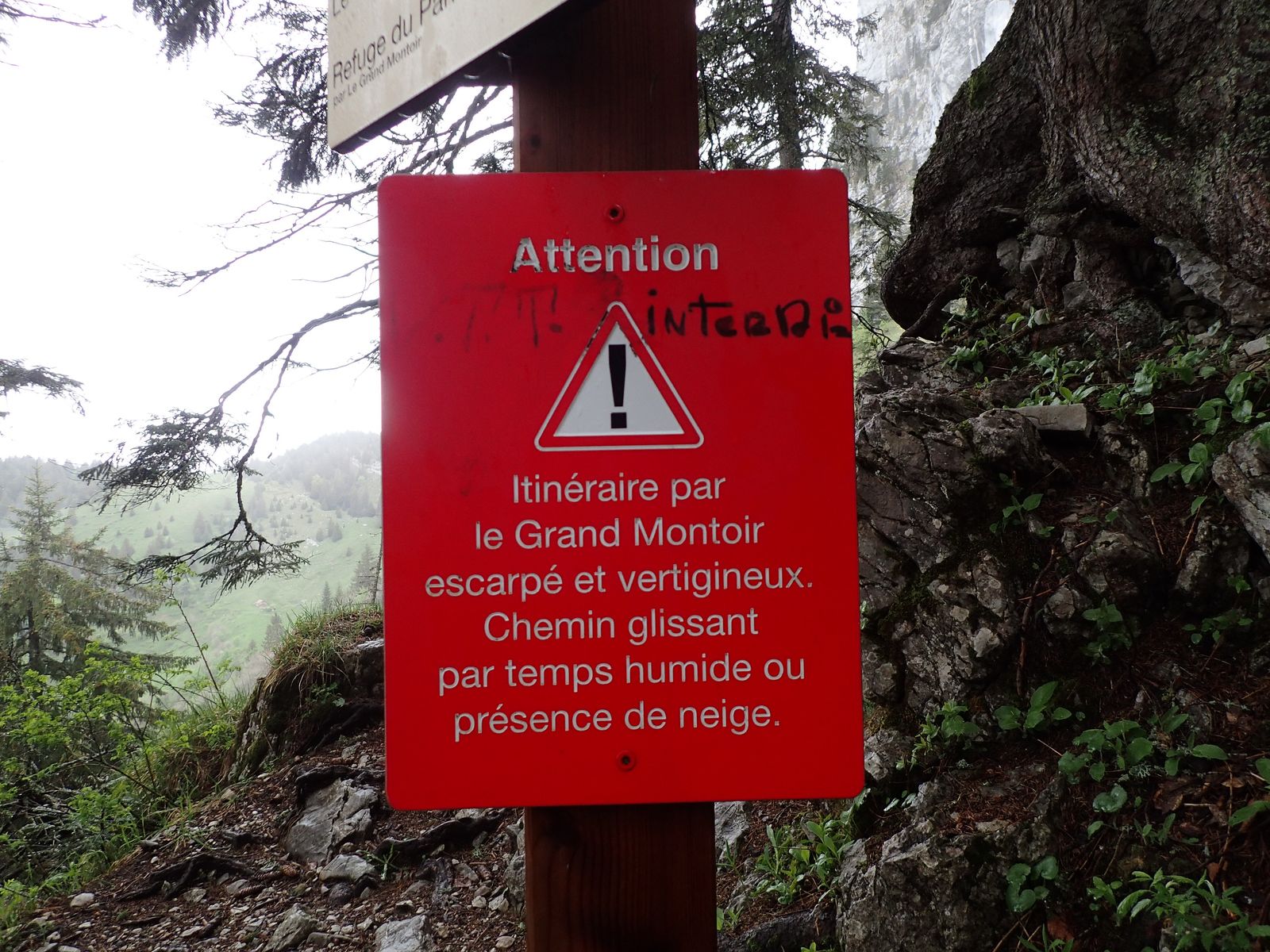 La Tête du Parmelan : Boucle Bois brûlé &gt; Plateau &gt; Grotte de l'Enfer 1/3