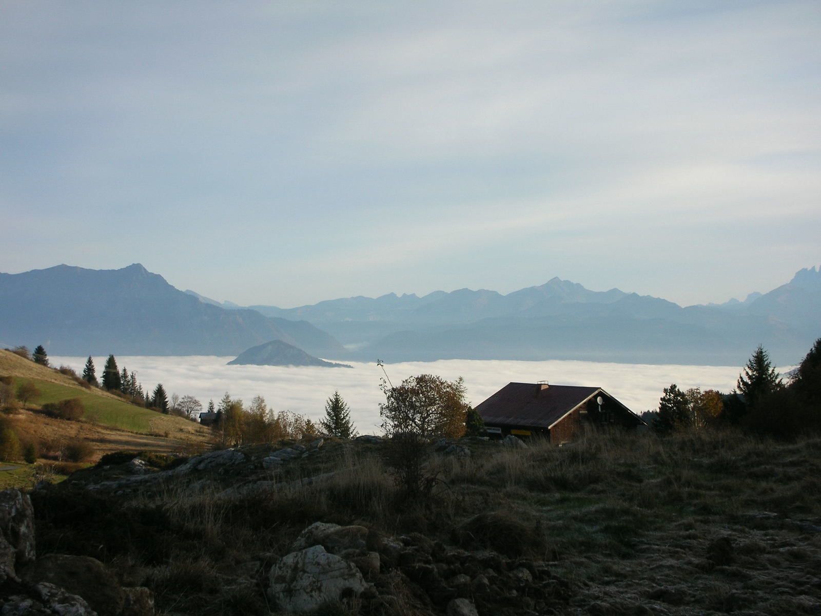Rochers de Leschaux : Les collégiens