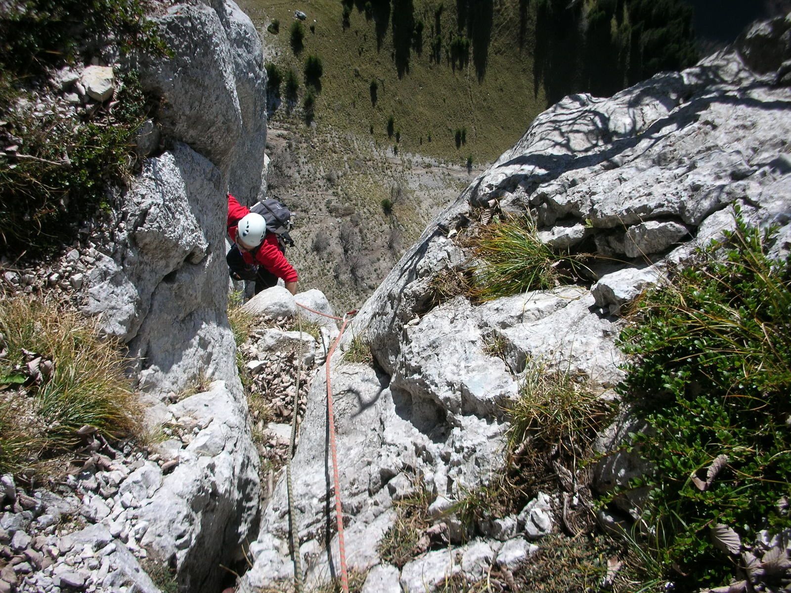 Rochers de Leschaux : Les collégiens