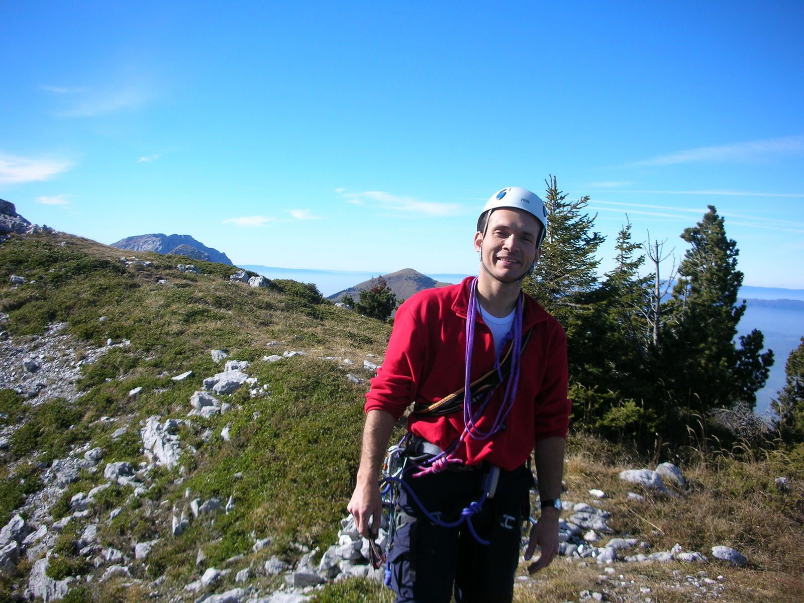 Rochers de Leschaux : Les collégiens