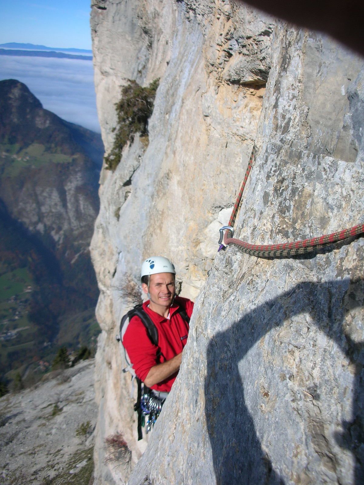 Rochers de Leschaux : Les collégiens