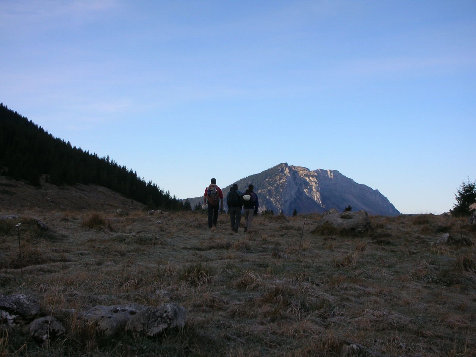 Rochers de Leschaux : Les collégiens