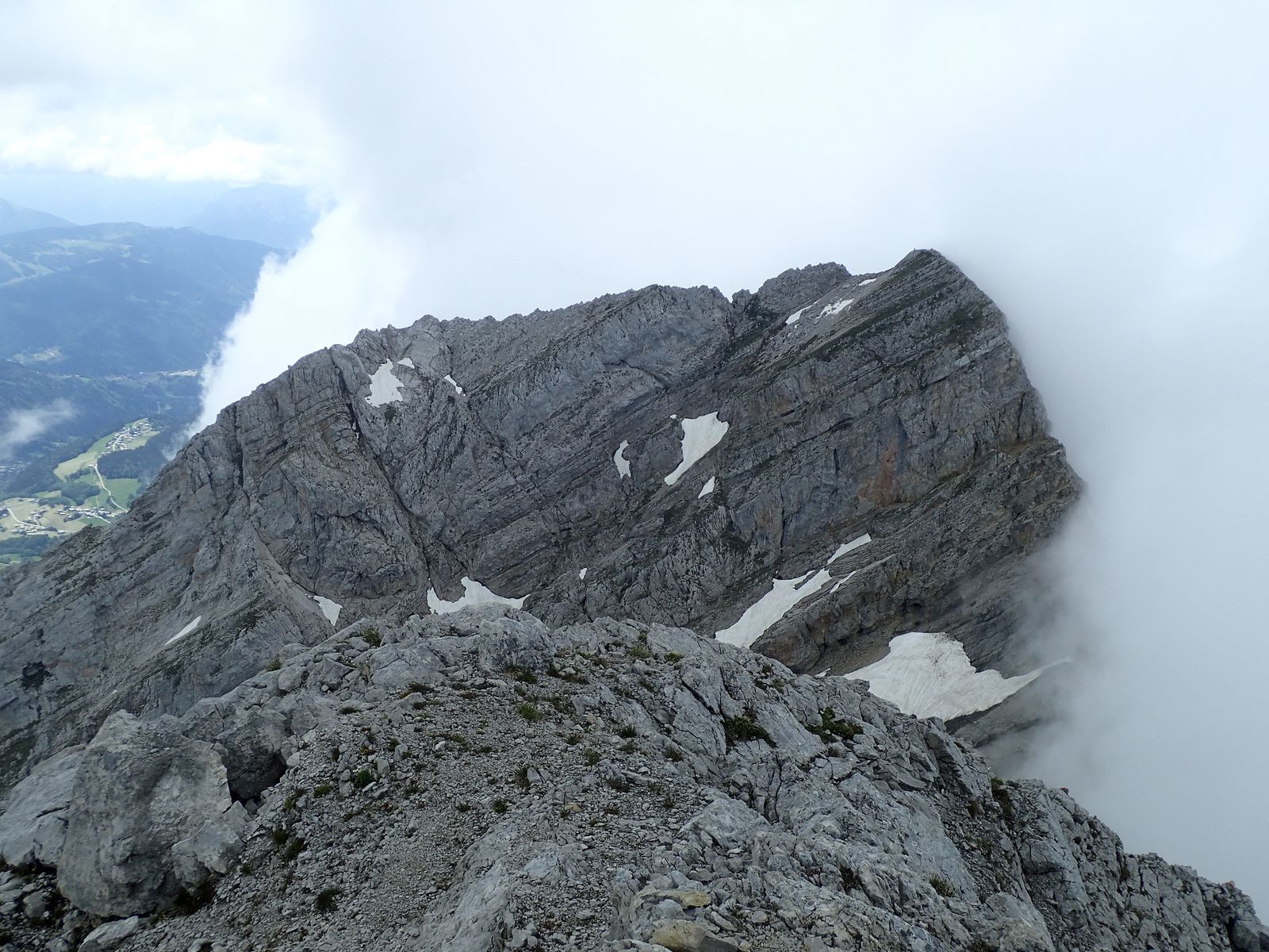 Pointe Blanche : Arête des Aiguilles Vertes 2/2