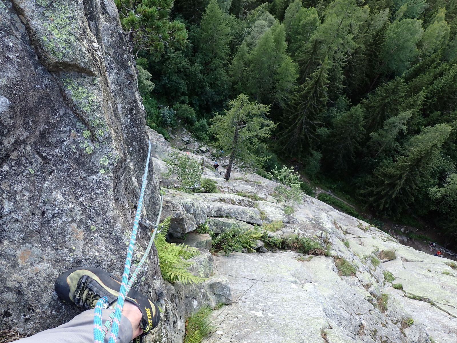 Dalle de Vallorcine : Le Dièdre de la Dernière Flèche