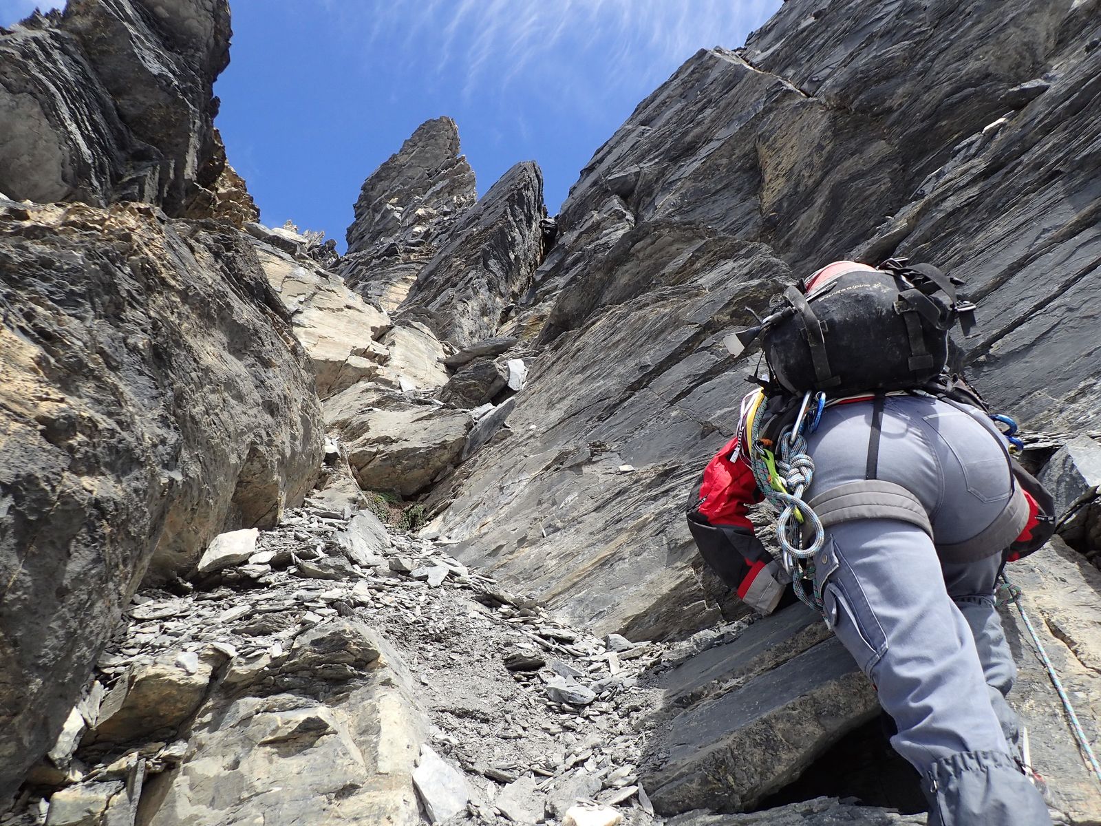 Tour Sallière : Arête sud-est depuis Emosson 2/2