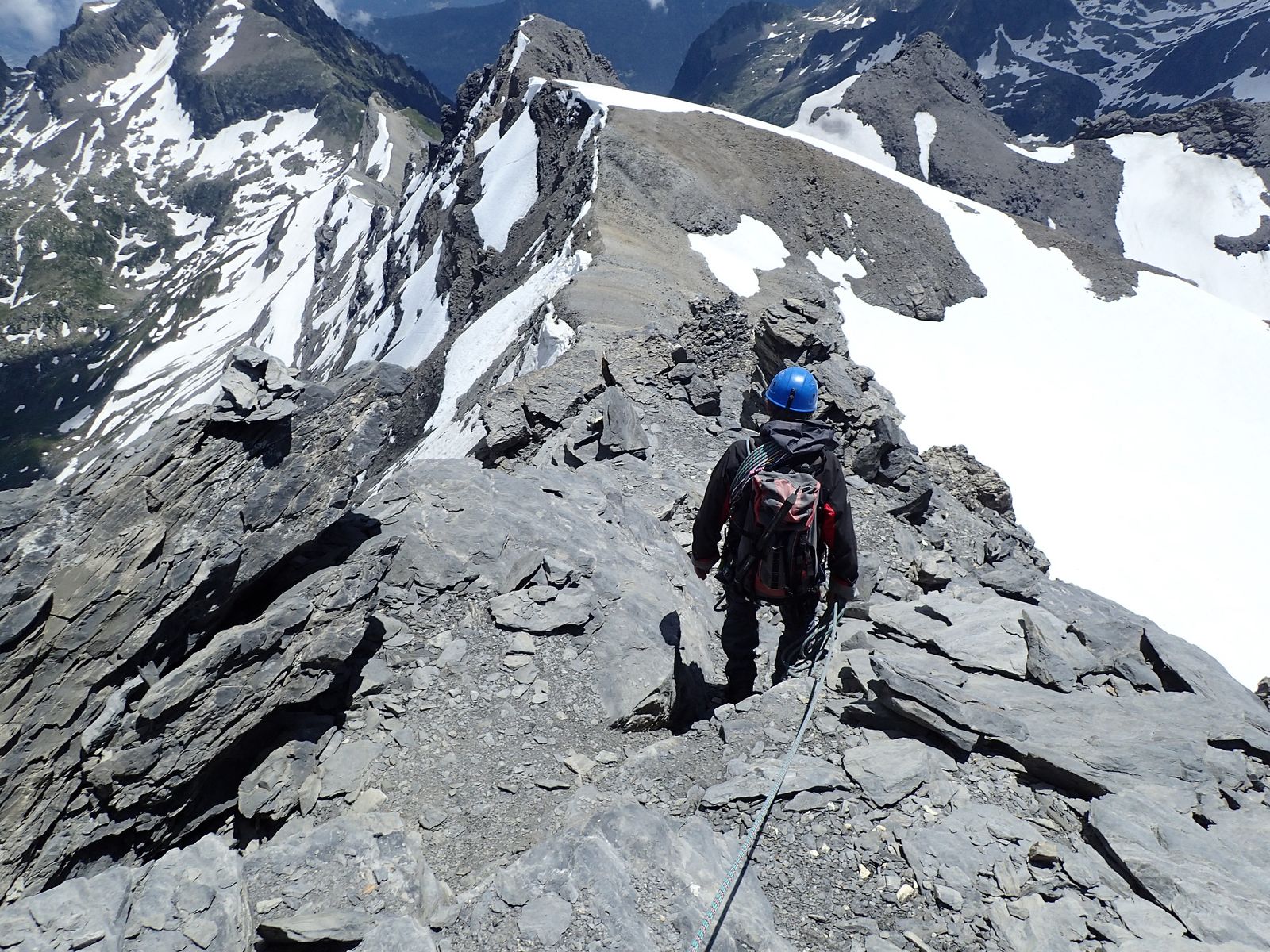 Tour Sallière : Arête sud-est depuis Emosson 2/2