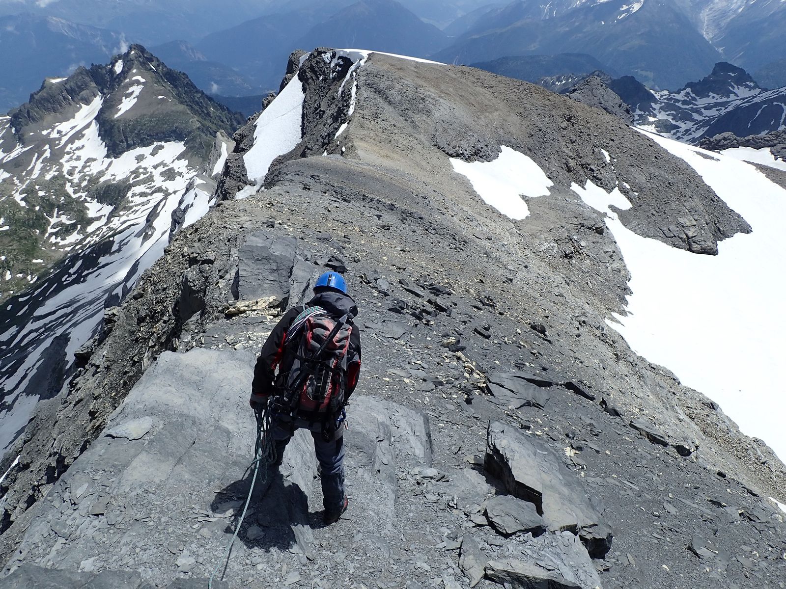 Tour Sallière : Arête sud-est depuis Emosson 2/2