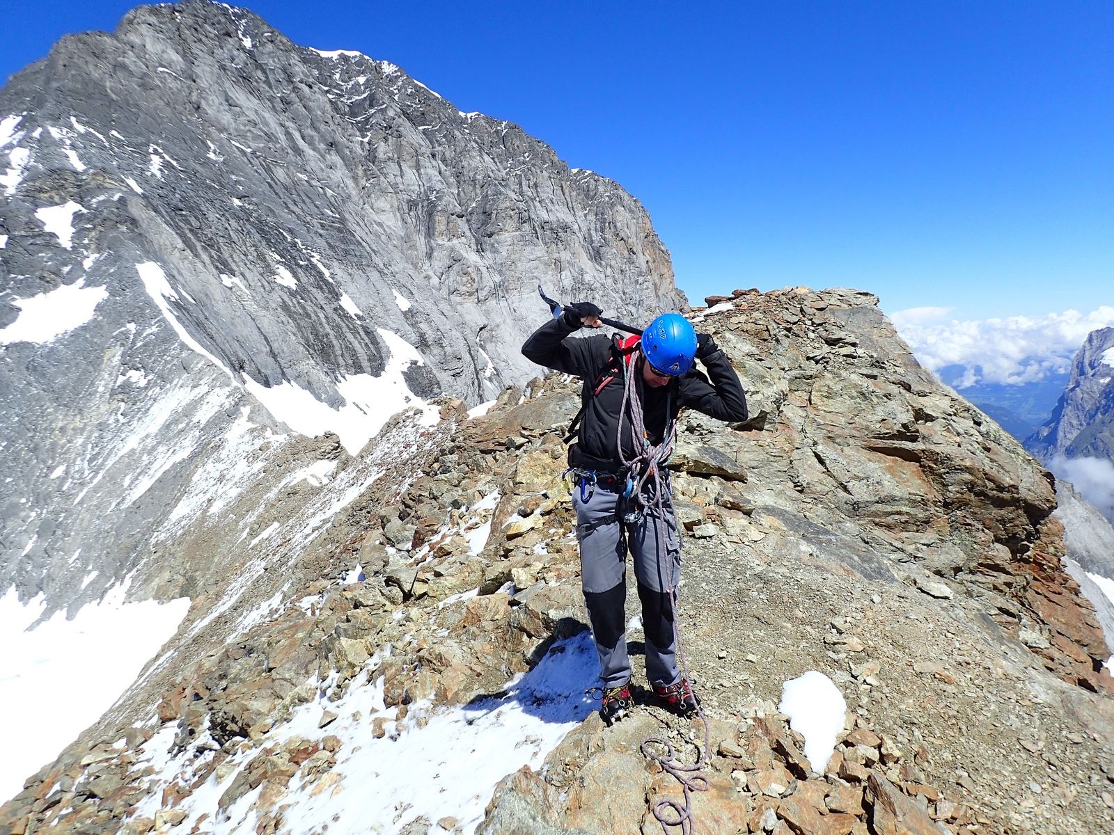 Eiger : Arête Mittellegi 2/2