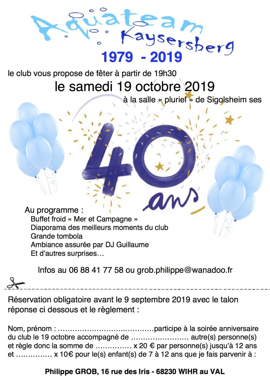 Bientot 40 Ans Aqua Team Kaysersberg