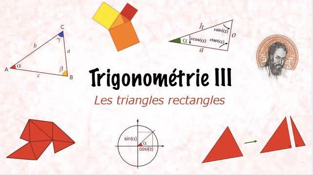 Les triangles rectangles