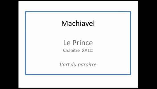 Machiaval - Le prince
