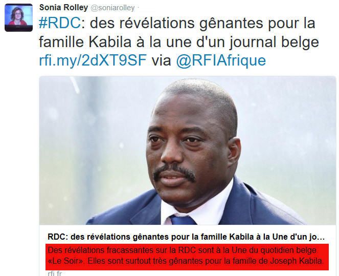 Corruption du régime Kabila