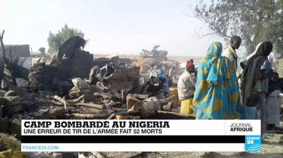 Camp bombardé au Nigéria
