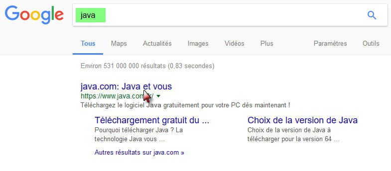 #Téléchargement de Java