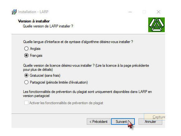 Poursuivez en faisant Suivant (Figure 3). Il s'en suivra la fenêtre ci-dessous (Figure 4). À ce stade, vous êtes tenu d'accepter les termes du contrat de licence utilisateur pour pouvoir continuer l'installation. Sinon, faites bien évidemment Annuler pour tout arrêter. Rien ne vous oblige à accepter ce contrat. Vous êtes en effet libre comme l'air