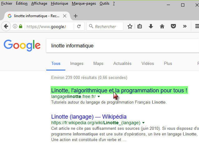 #TutorielLinotte - Initiation à la programmation : #Atelier_1 - Installation