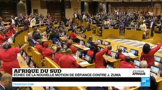 Afrique du sud : Jacob Zuma résiste à une énième motion de défiance