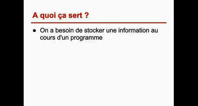 Initiation à la programmation #5 : Les variables