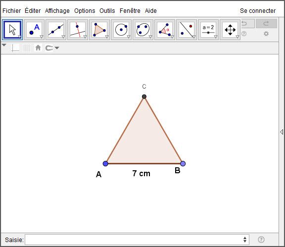 Construction d'un triangle équilatéral avec le compas - Atelier #1 - Le tracé