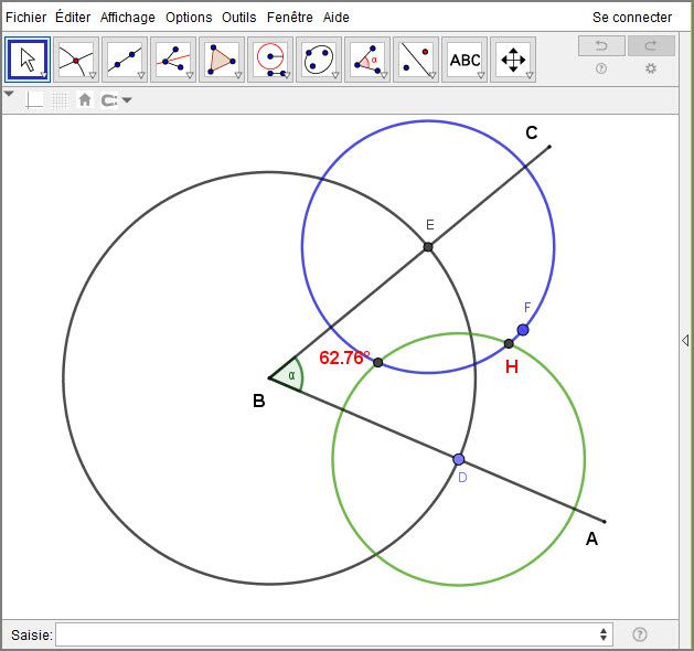 Tracer la bissectrice d'un angle avec le compas - Atelier #2