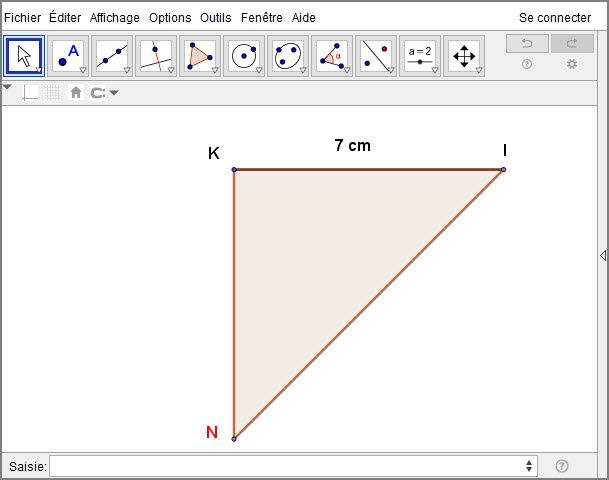 Construction d'un triangle rectangle isocèle avec le compas - Atelier #1 - Le tracé
