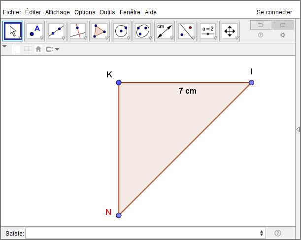 Construction d'un triangle rectangle isocèle avec le compas - Atelier #1 - Le tracé