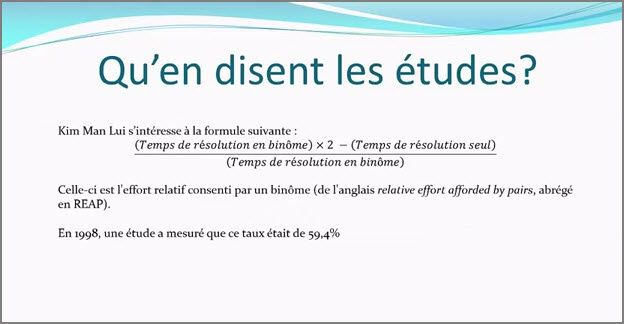 Pilotage de projet #9 : Le pair programming : est-ce vraiment une perte?