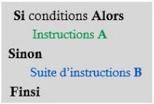 Les instructions conditionnelles #2