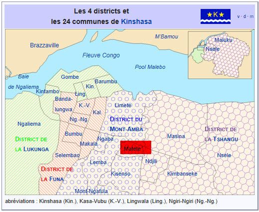 Commune de Matete