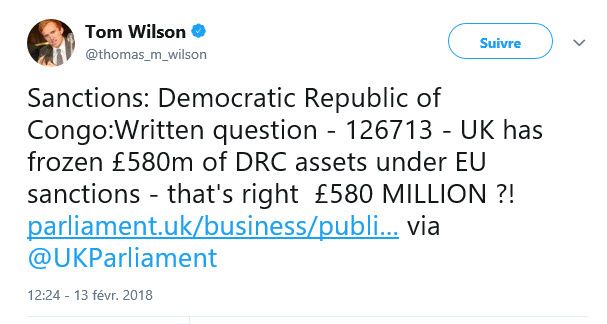Compte Twitter de Tom Wilson