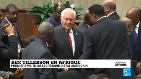 Première tournée de Rex Tillerson en Afrique