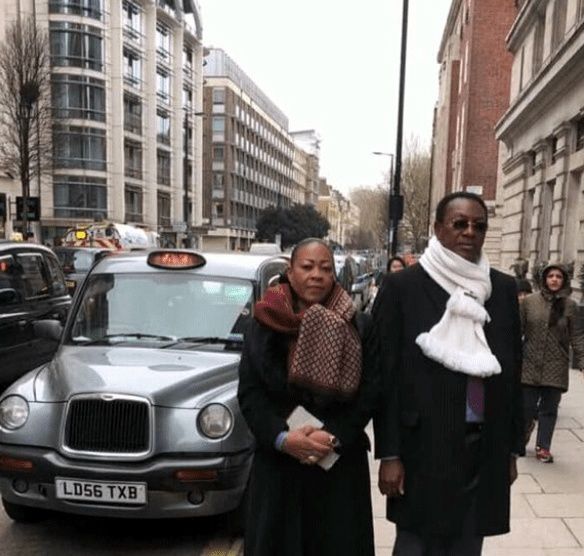 Bruno Tshibala et sa femme à Londres 