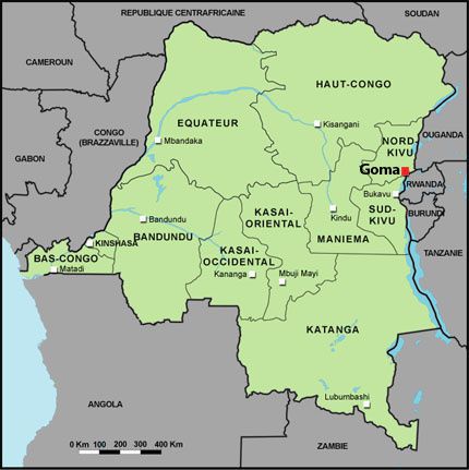 La ville de Goma