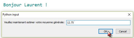 Atelier Pratique - Script #6 - Simulateur de mention au bac - Éléments de réponse