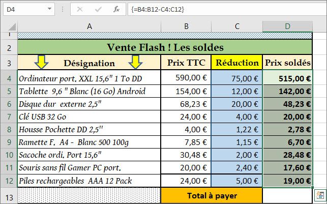 AP #5 : Fonction Somme (formule matricielle) - Éléments de réponse - Figure 5