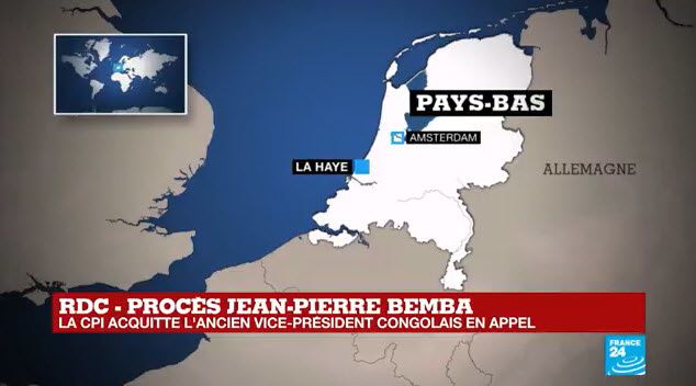 L'ancien chef de guerre congolais Bemba a été acquitté