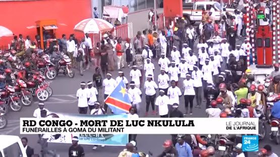 A Goma, les funérailles de Luc Nkulula
