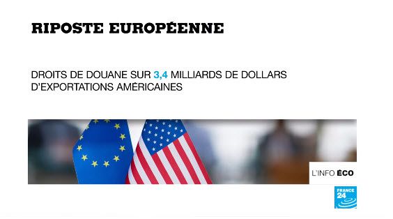 L'Europe riposte aux droits de douane américains