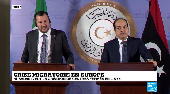 Crise migratoire : Matteo Salvini en Libye