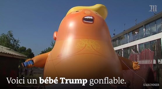 Un "bébé Trump" gonflable va survoler Londres